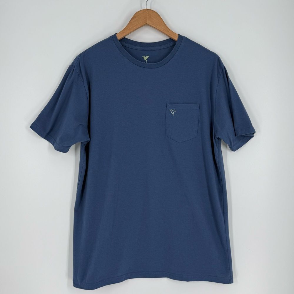 Birddogs Men’s Pocket Short Sleeve T-Shirt in Blue | Size XL